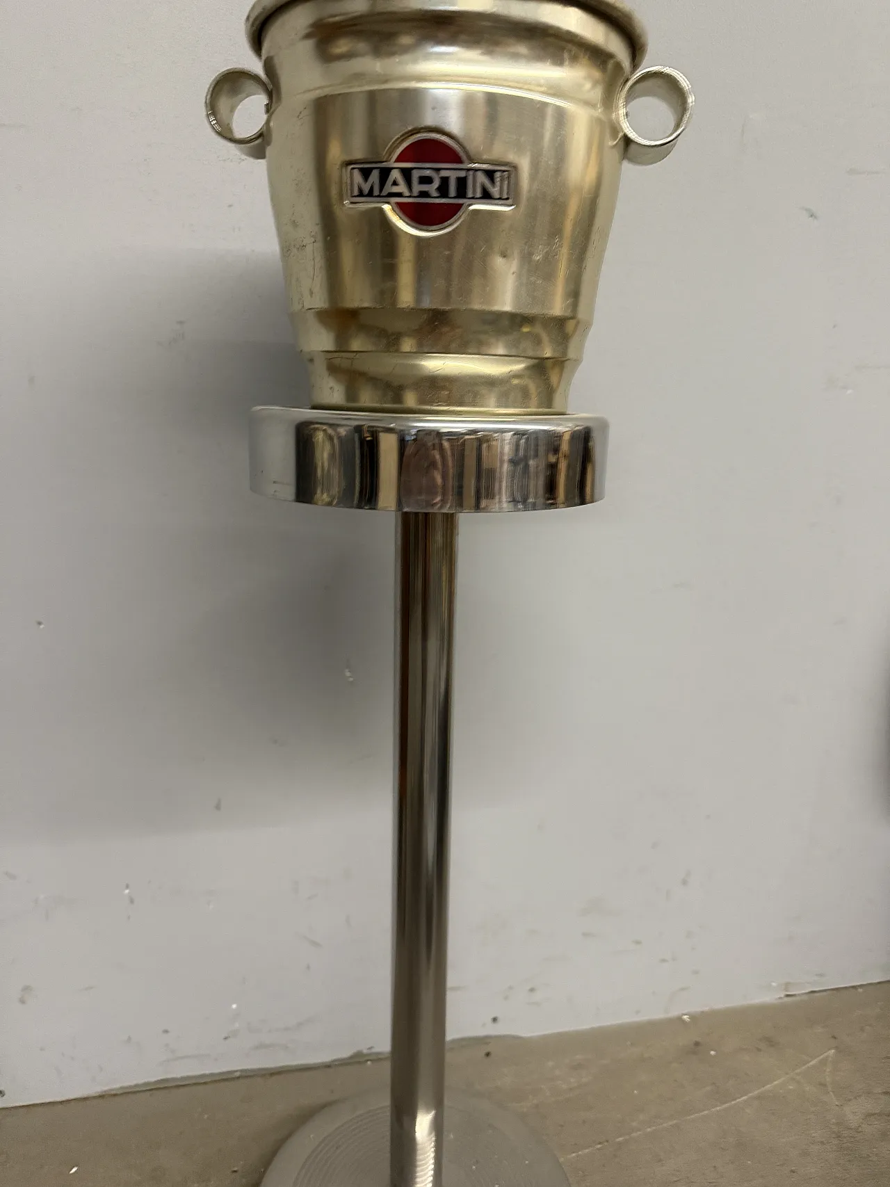 Italian advertising Martini ice bucket, 30s 2