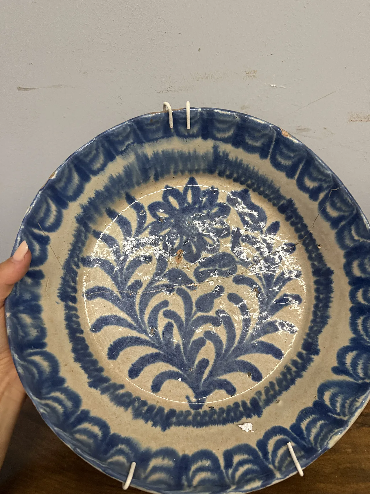 Coppia di piatti spagnoli maiolica Fajaluzza, '700 11