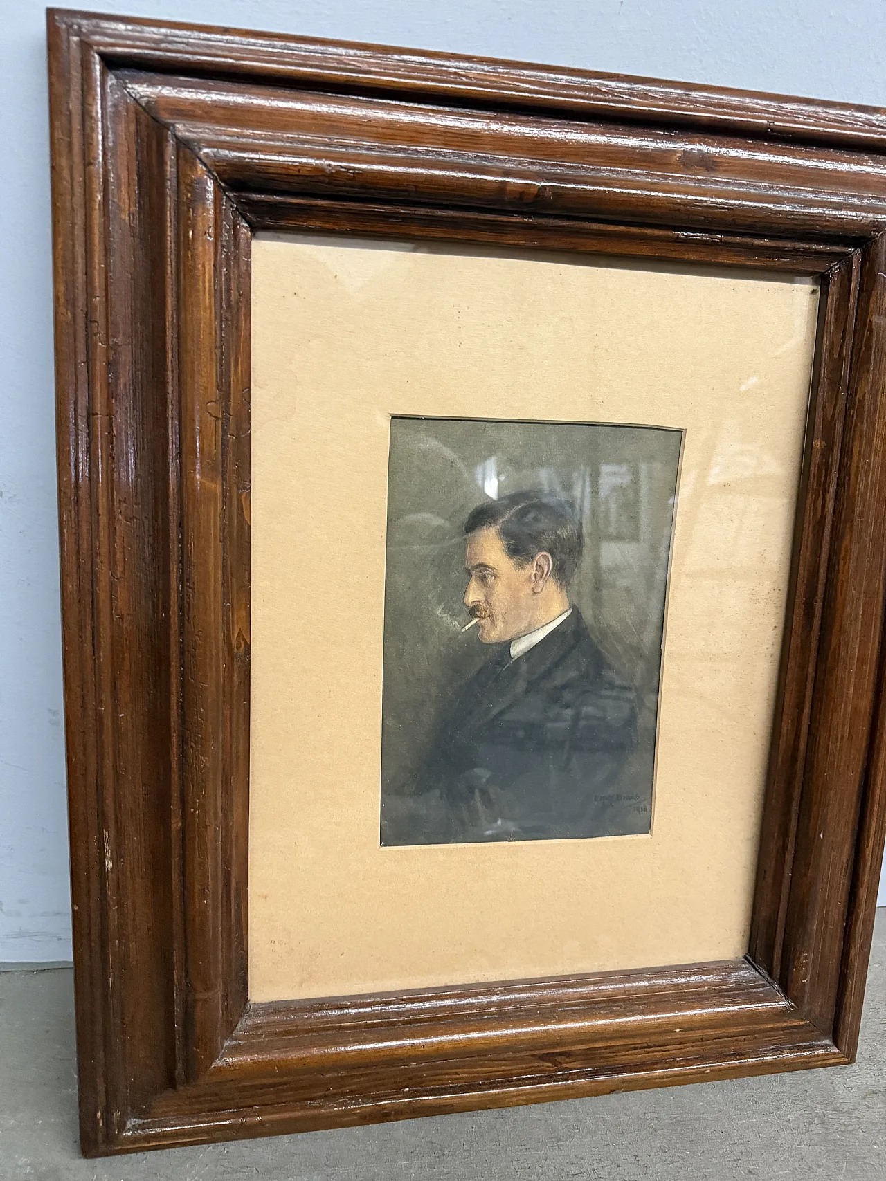 Acquarello Biggs raffigurante personaggio, 1918 8