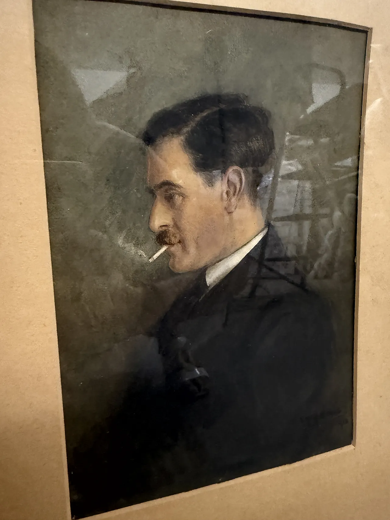 Acquarello Biggs raffigurante personaggio, 1918 12
