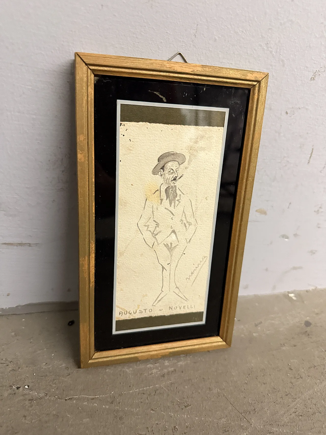Disegno a china Augusto Novelli Neri Nannetti (Nerino), 1930 7
