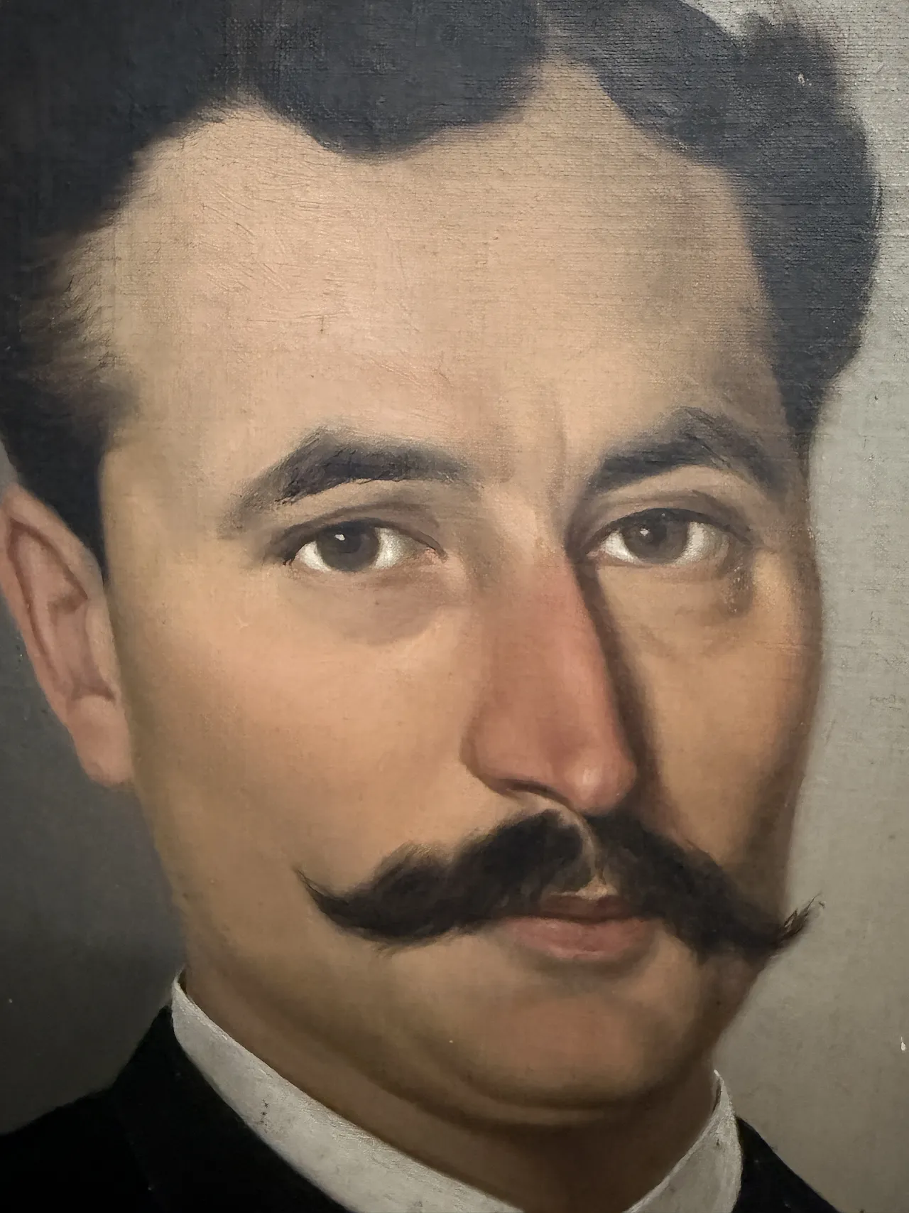 Oil painting on canvas depicting a nobleman, Naples, 19th century 5