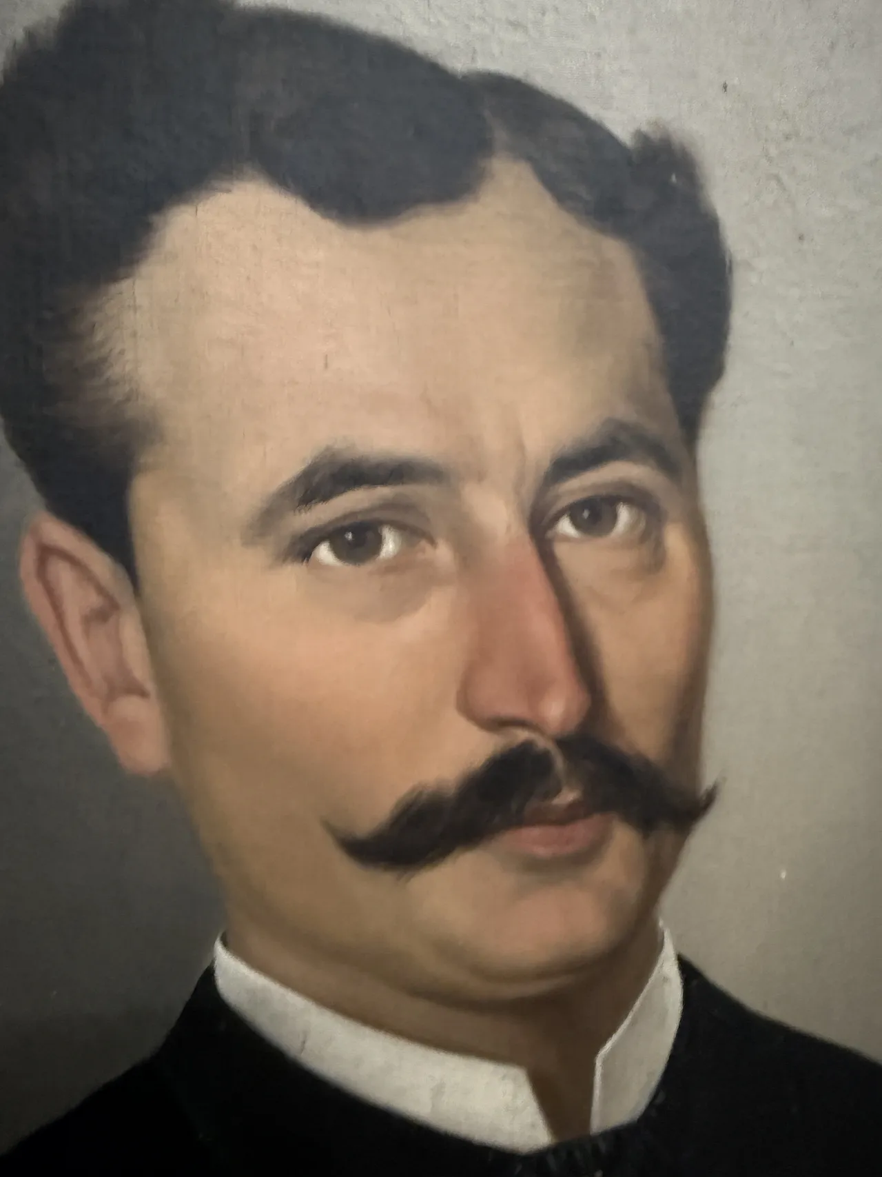 Oil painting on canvas depicting a nobleman, Naples, 19th century 6