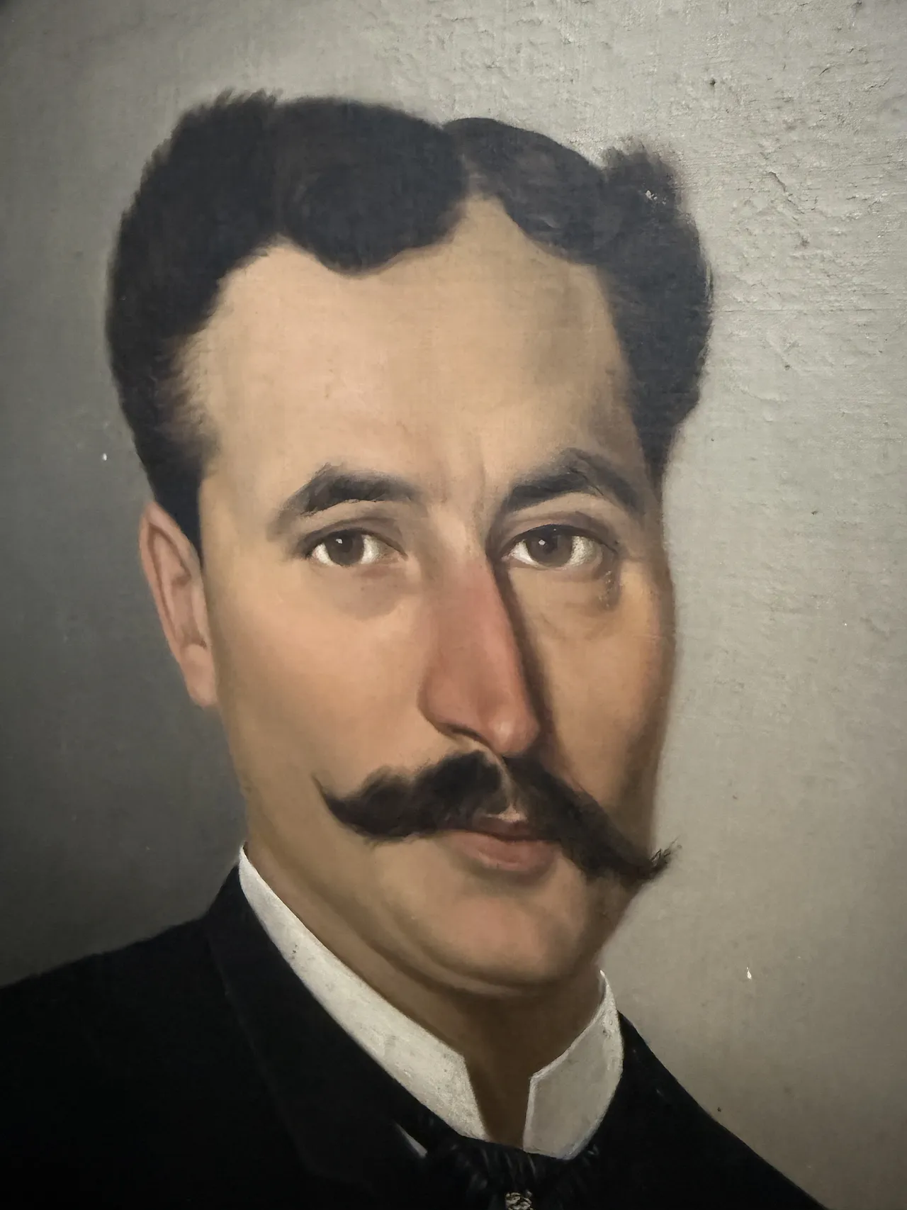 Oil painting on canvas depicting a nobleman, Naples, 19th century 7