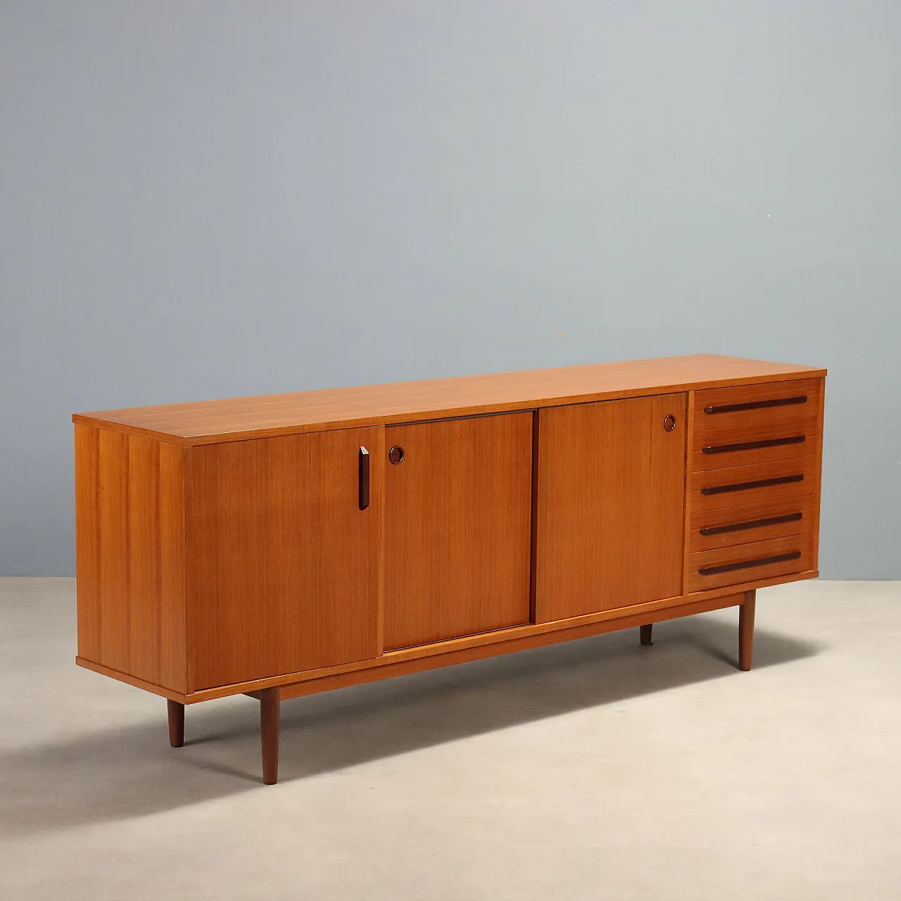 Sideboard in teak, 1960s 1