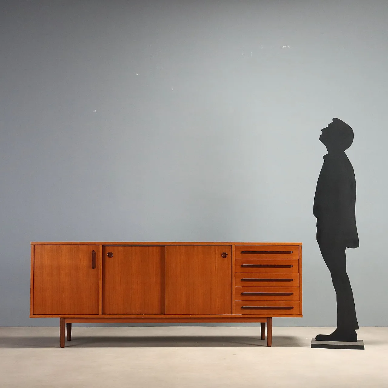 Sideboard in teak, 1960s 2