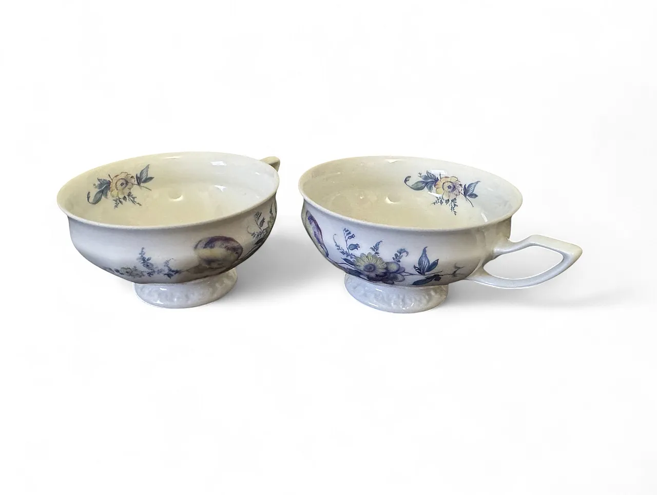 Coppia tazze da te' porcellana Rosenthal serie Maria anni '70 2