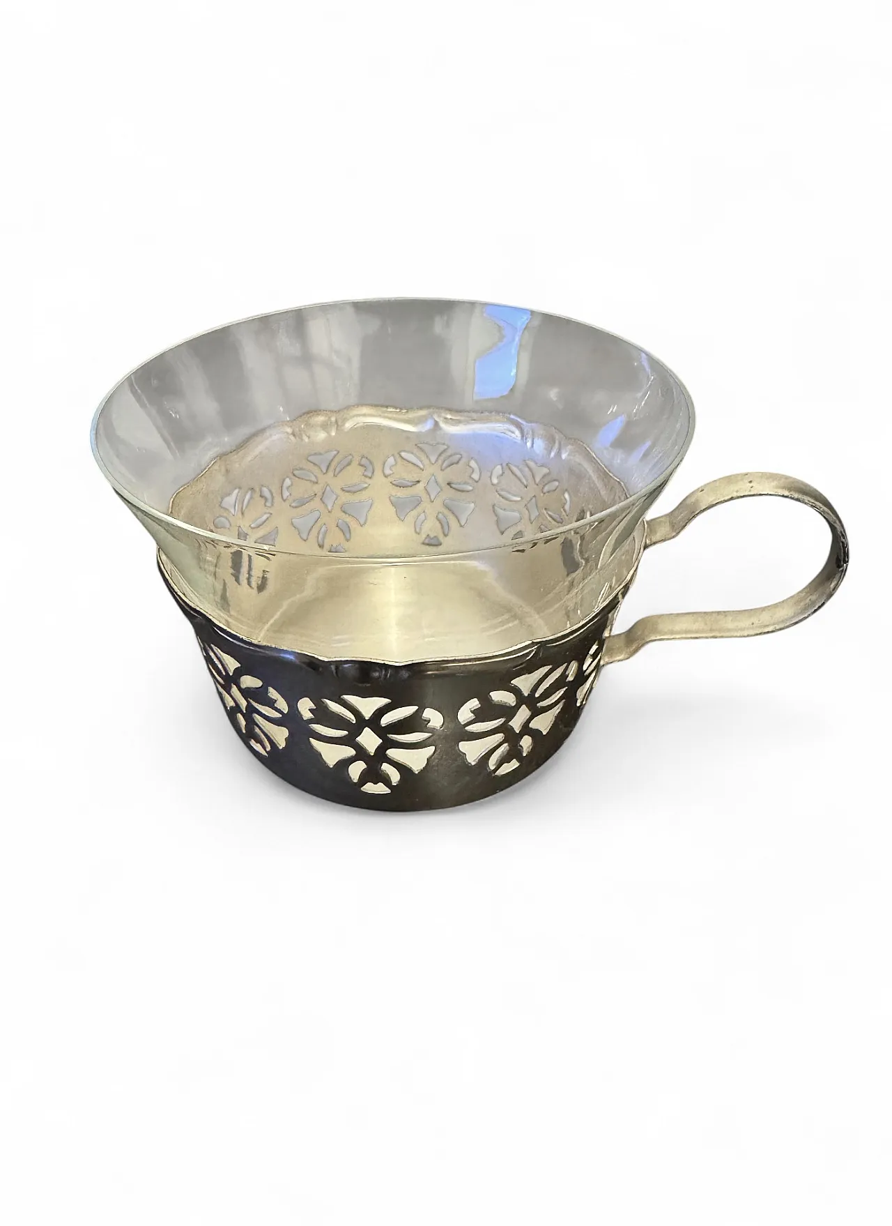 6 silverplated cups by BMF, 1960s 3