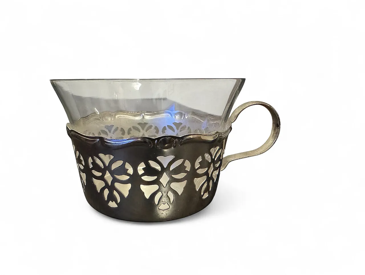 6 silverplated cups by BMF, 1960s 4