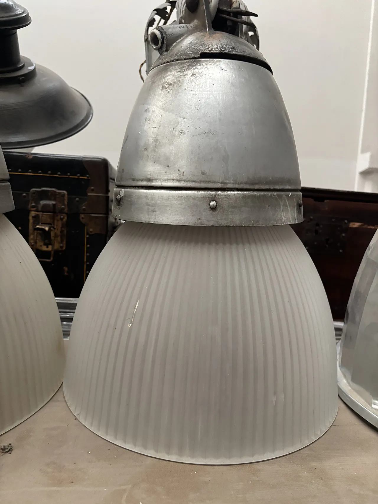 Industrial lamps,, 70s 2