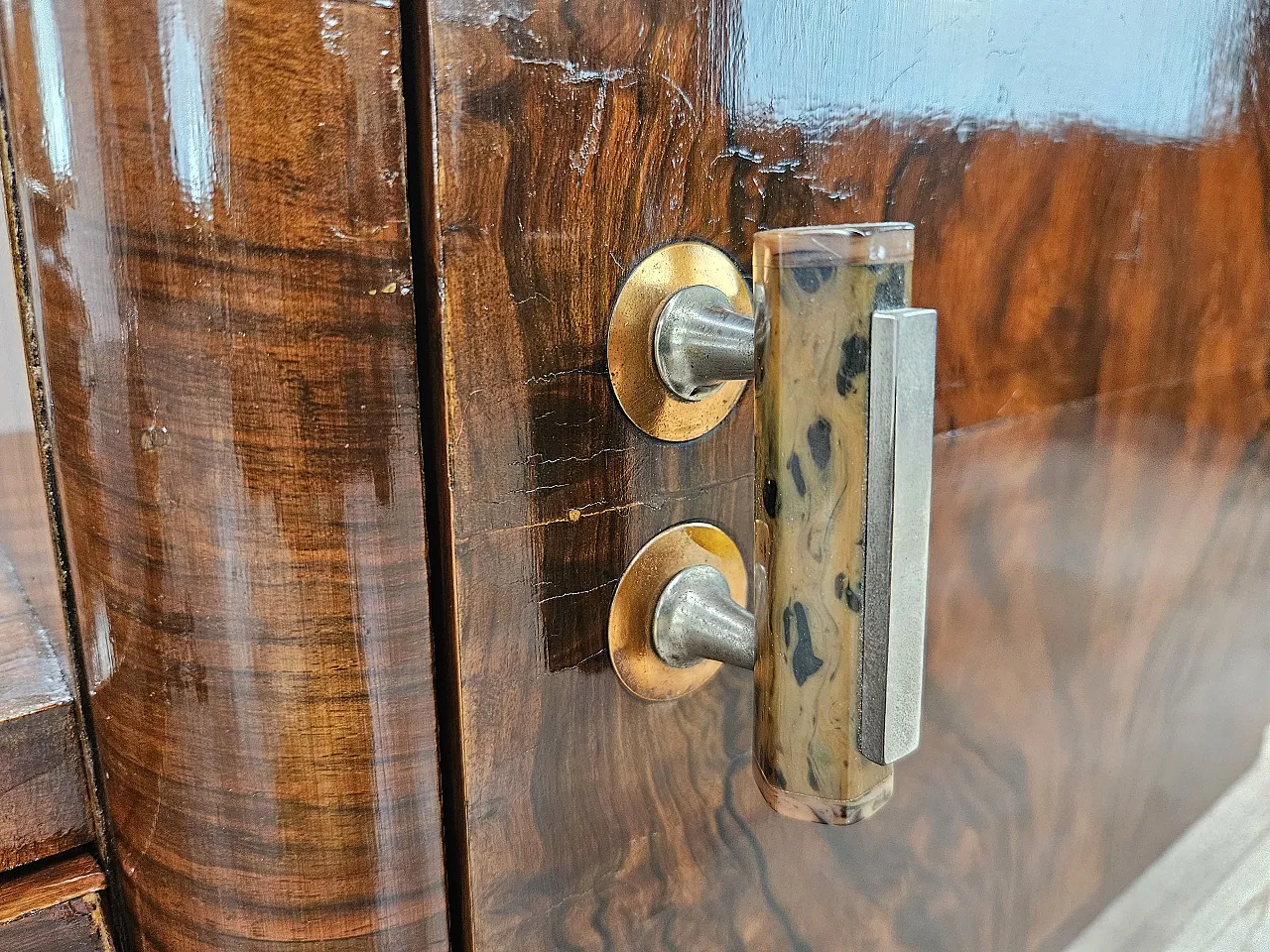 Toelette Art Decò con specchiera, anni '40 9