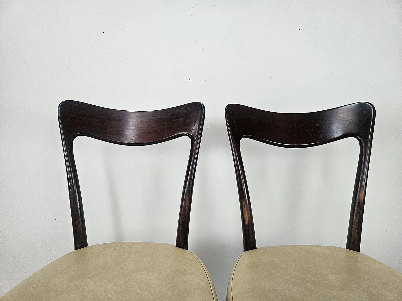 6 Art Deco chairs attr. to Carlo Rava, 1950s 6