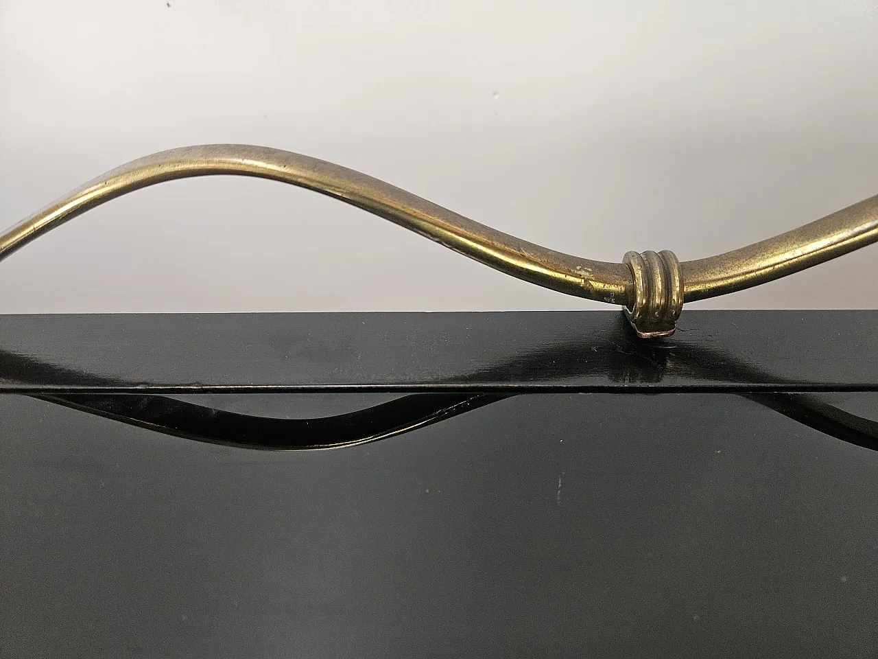Credenza di Vittorio Dassi in palissandro e vetro nero, 1940 12