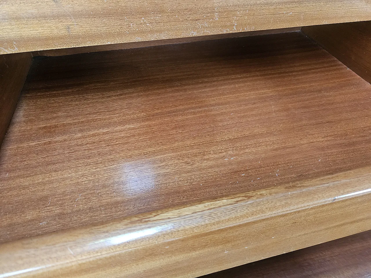 Credenza di Vittorio Dassi in palissandro e vetro nero, 1940 23