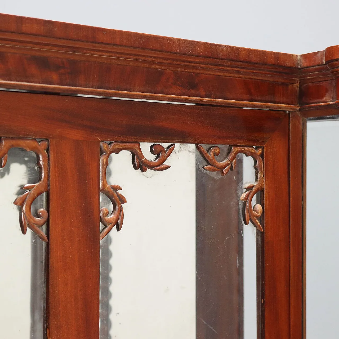 Louis Philippe display cabinet in mahogany, 19th century 6