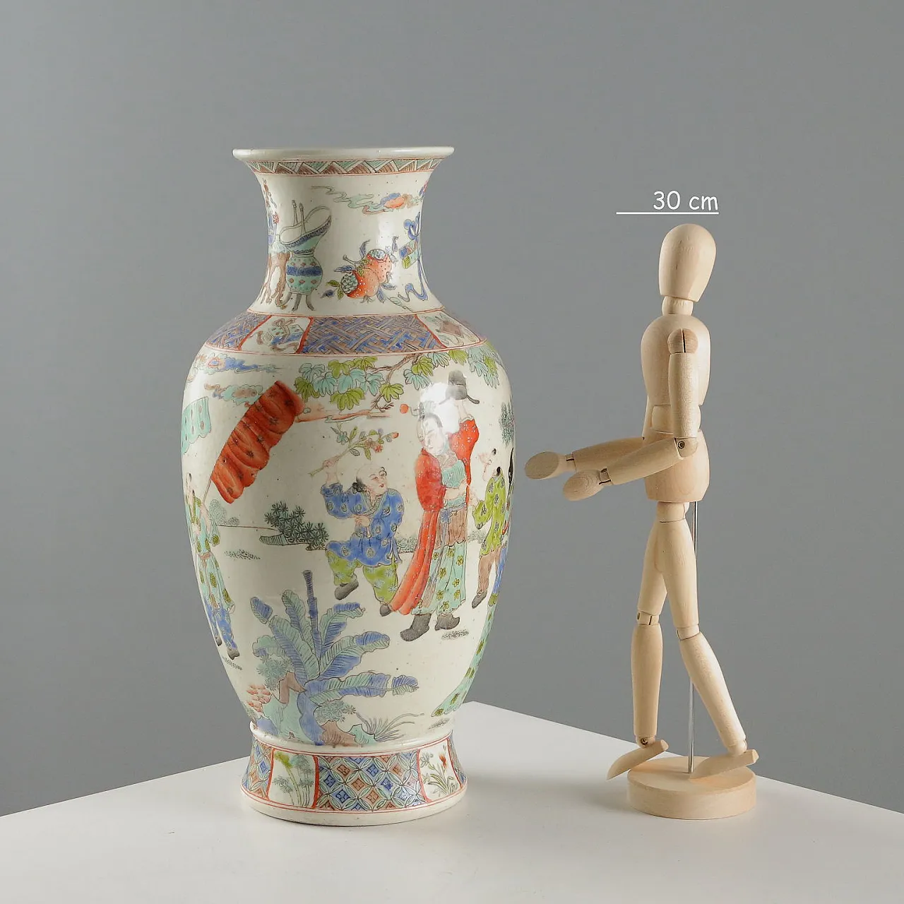 Vaso a Balaustro in porcellana, '900 2