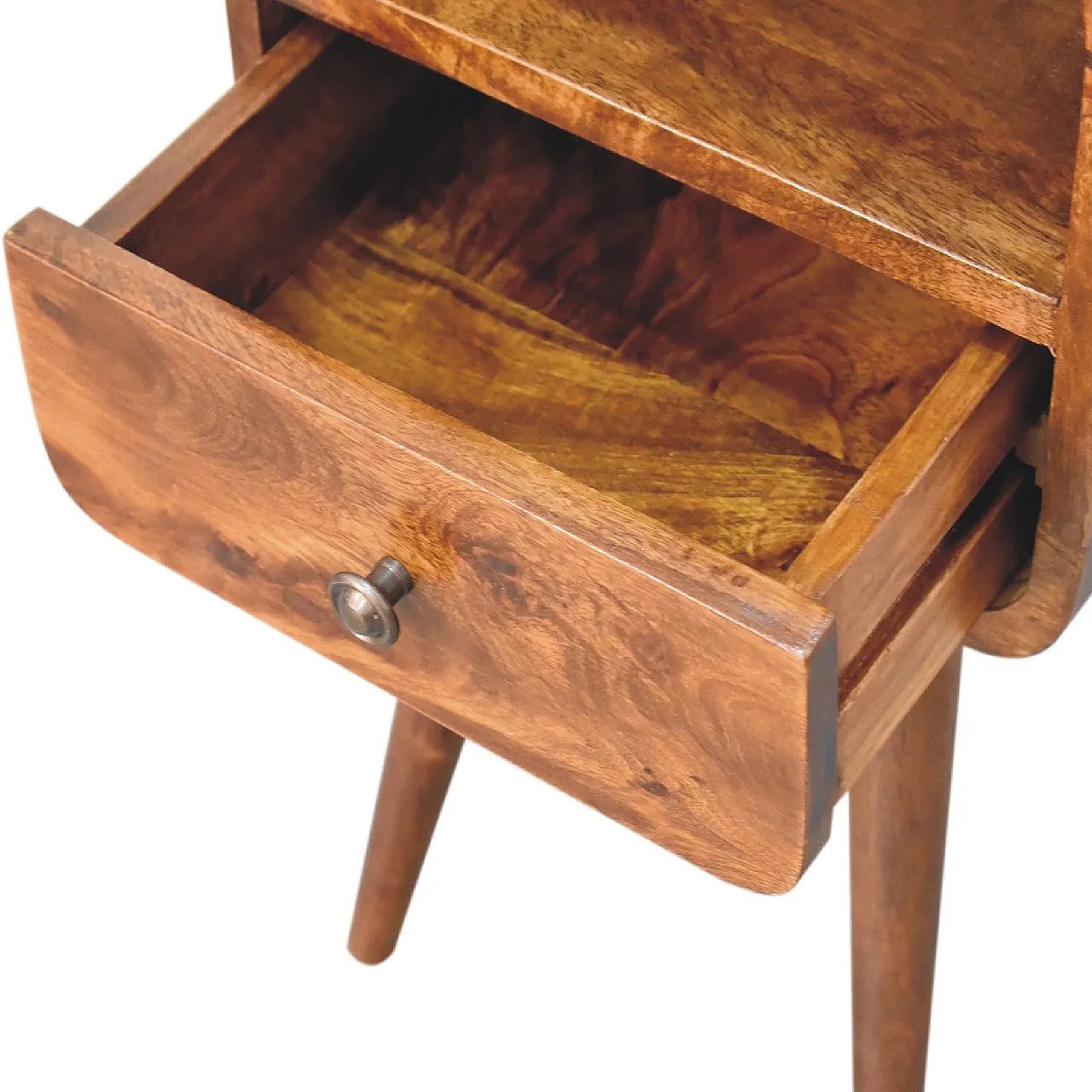 Mini chestnut curve open bedside, 2000s 7