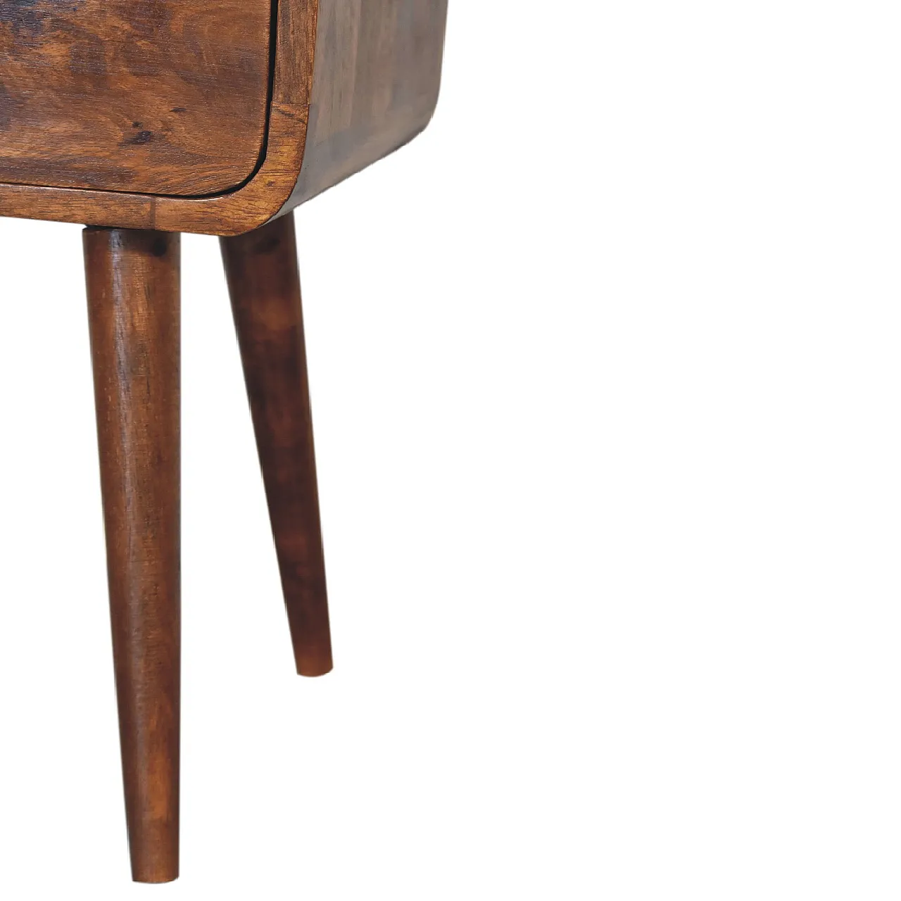Mini chestnut curve open bedside, 2000s 8