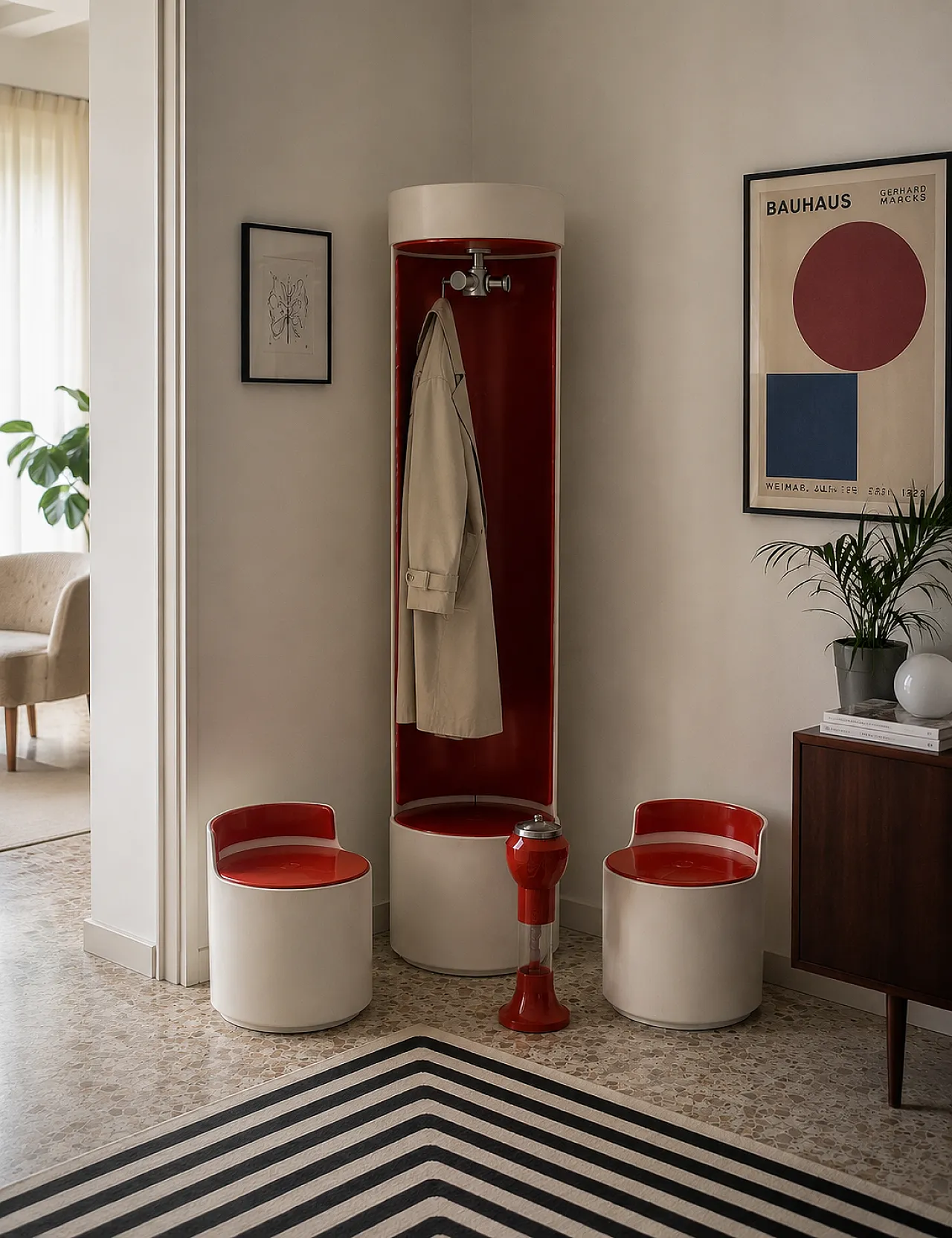 Space Age Entryway Set 9