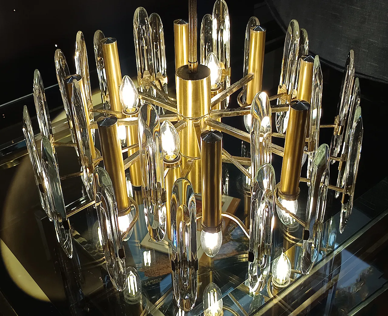 Large chandelier by Gaetano Sciolari 5