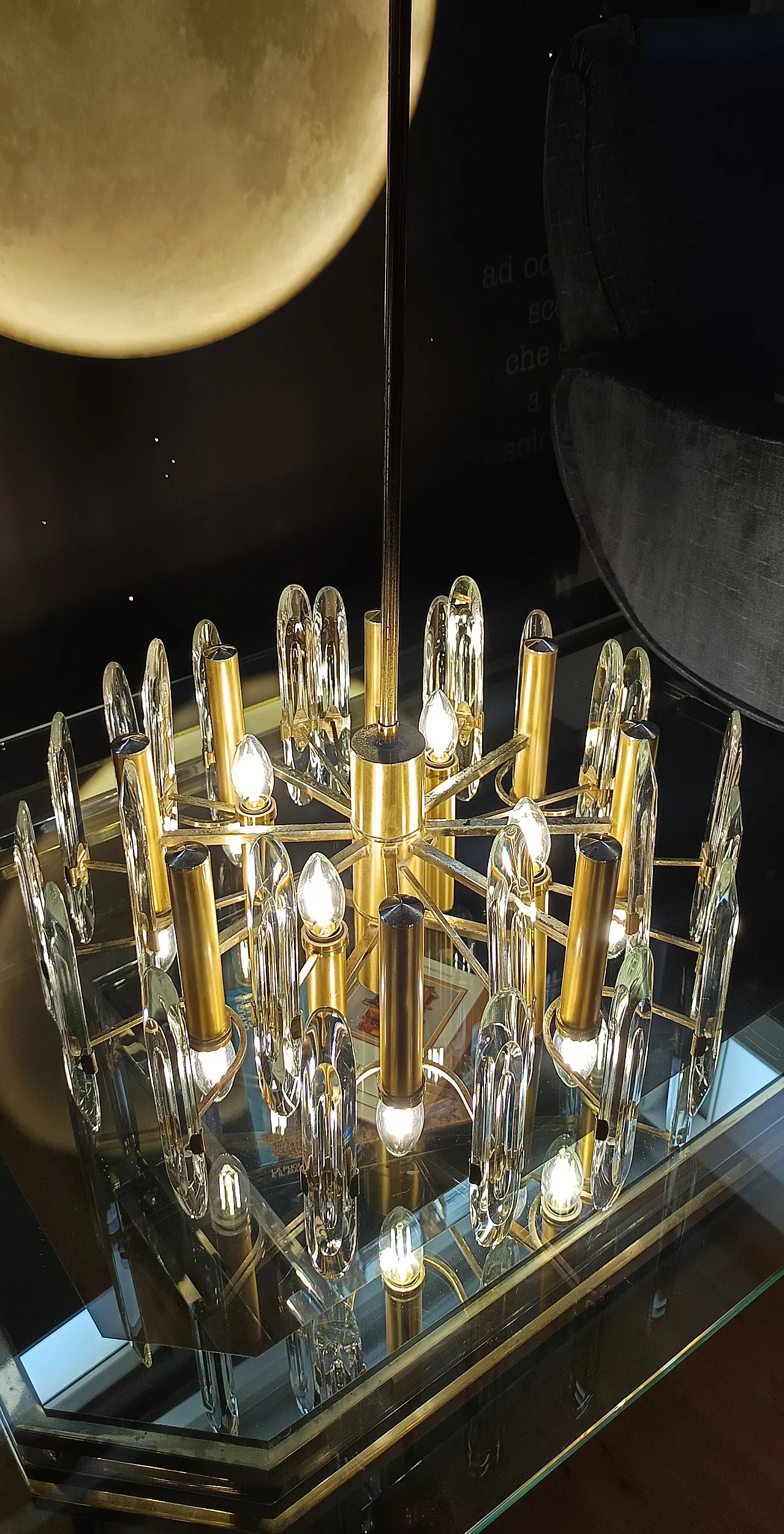 Large chandelier by Gaetano Sciolari 6