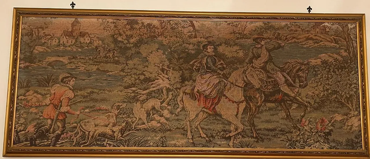 Grande Arazzo con scene di caccia, anni '50 1