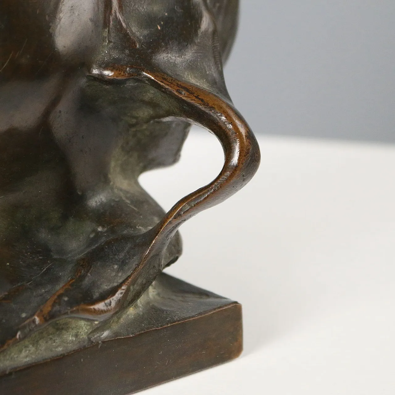 Bimbo ridente in bronzo, '900 5