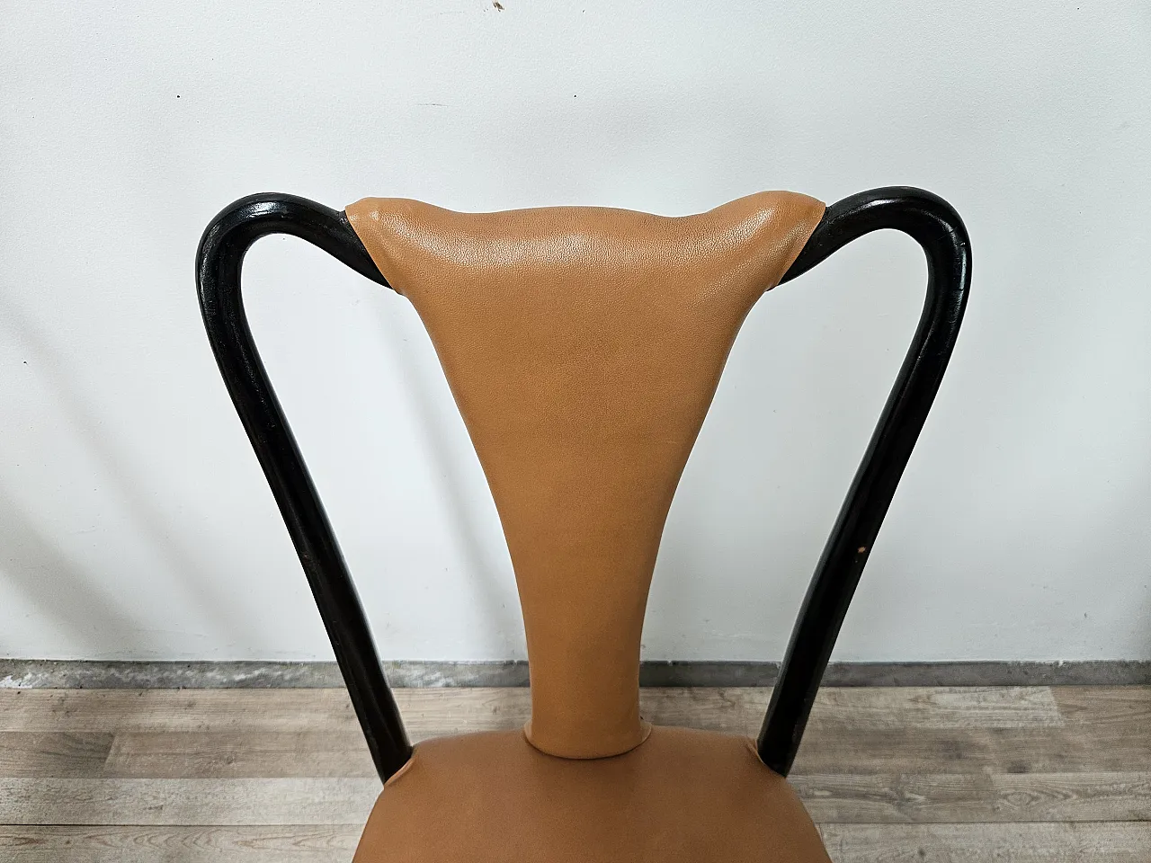 6 dining chairs by Vittorio Dassi, 1950s 7