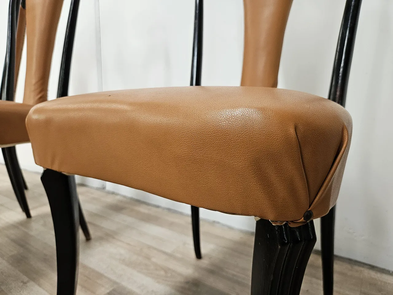 6 dining chairs by Vittorio Dassi, 1950s 9