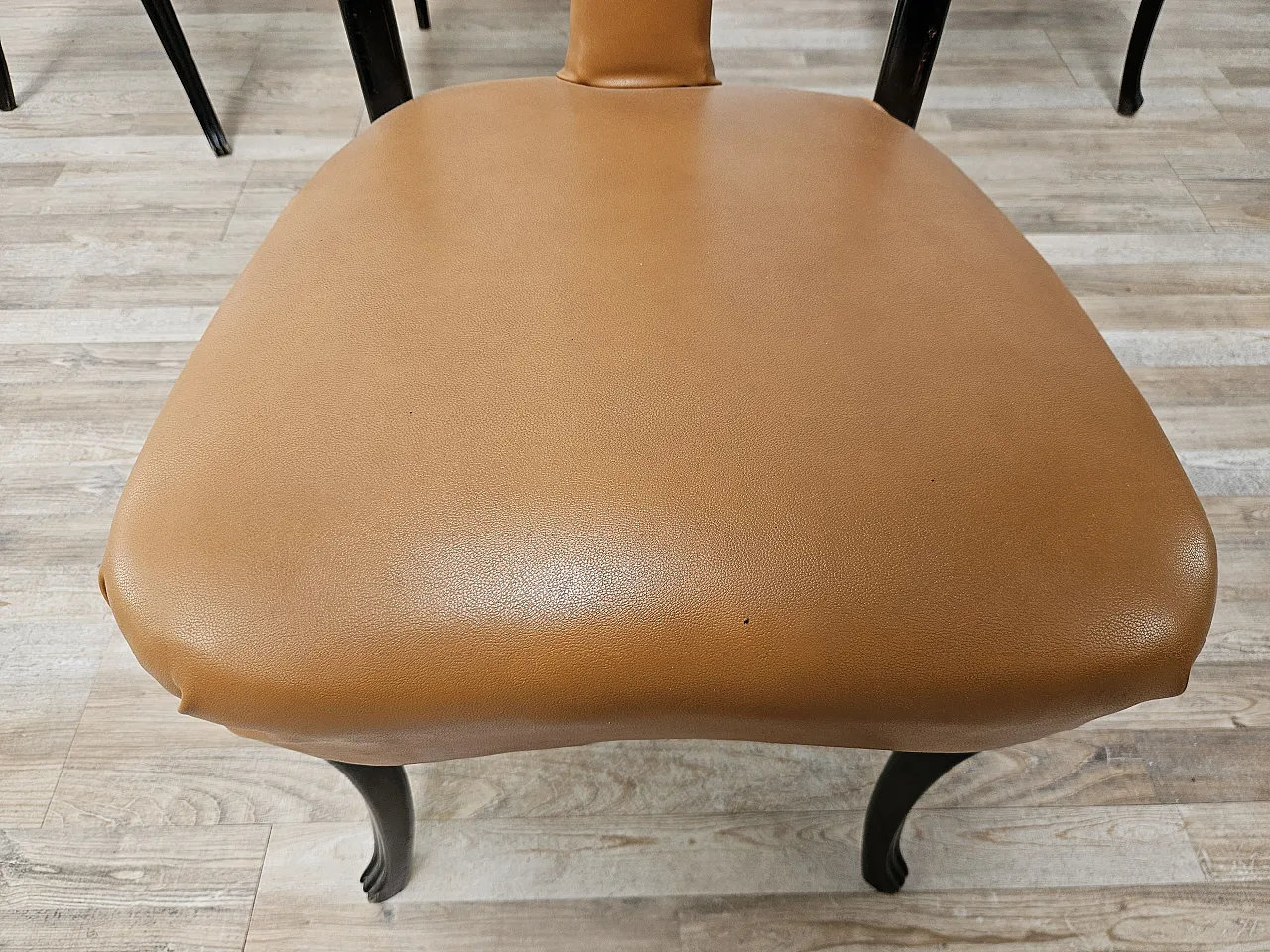 6 dining chairs by Vittorio Dassi, 1950s 17