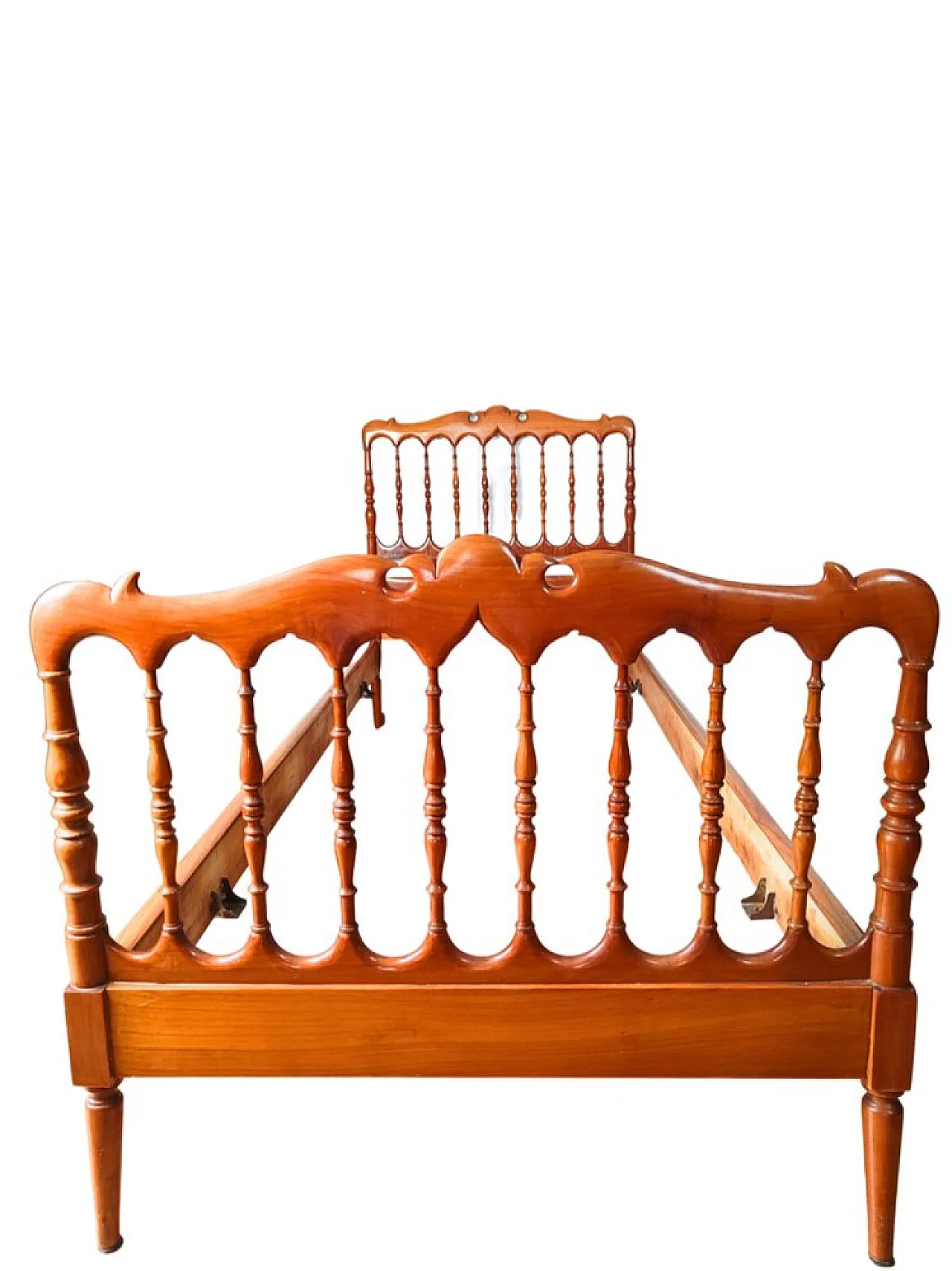 Cherry bed by Gaetano Descalzi, 1950s 2