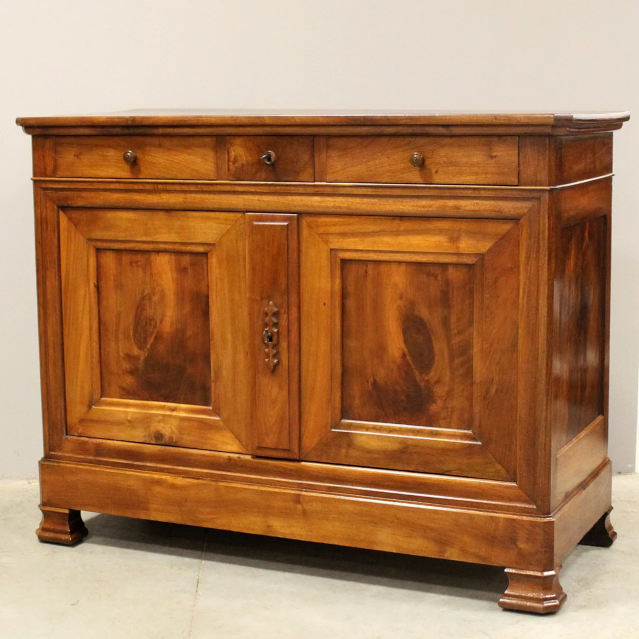 Credenza in noce Luigi Filippo '800 1