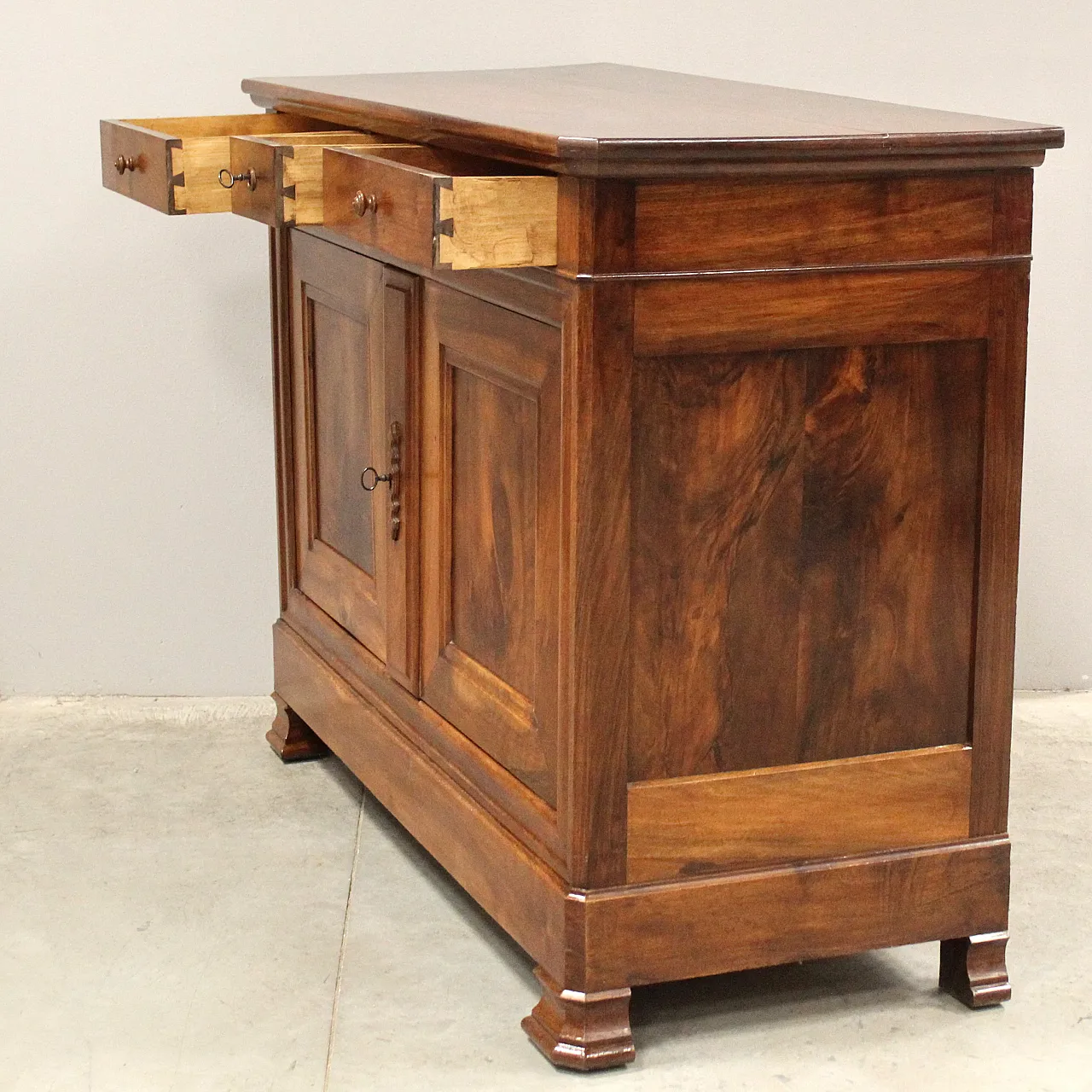 Credenza in noce Luigi Filippo '800 6