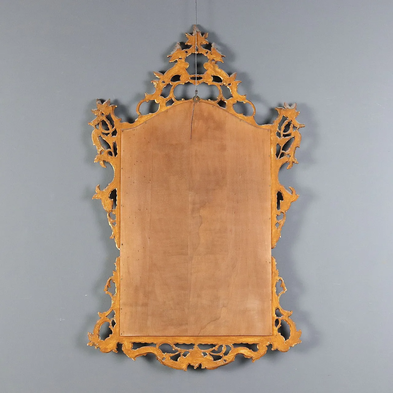 Specchiera in stile Barocchetto in legno dorato, '900 9