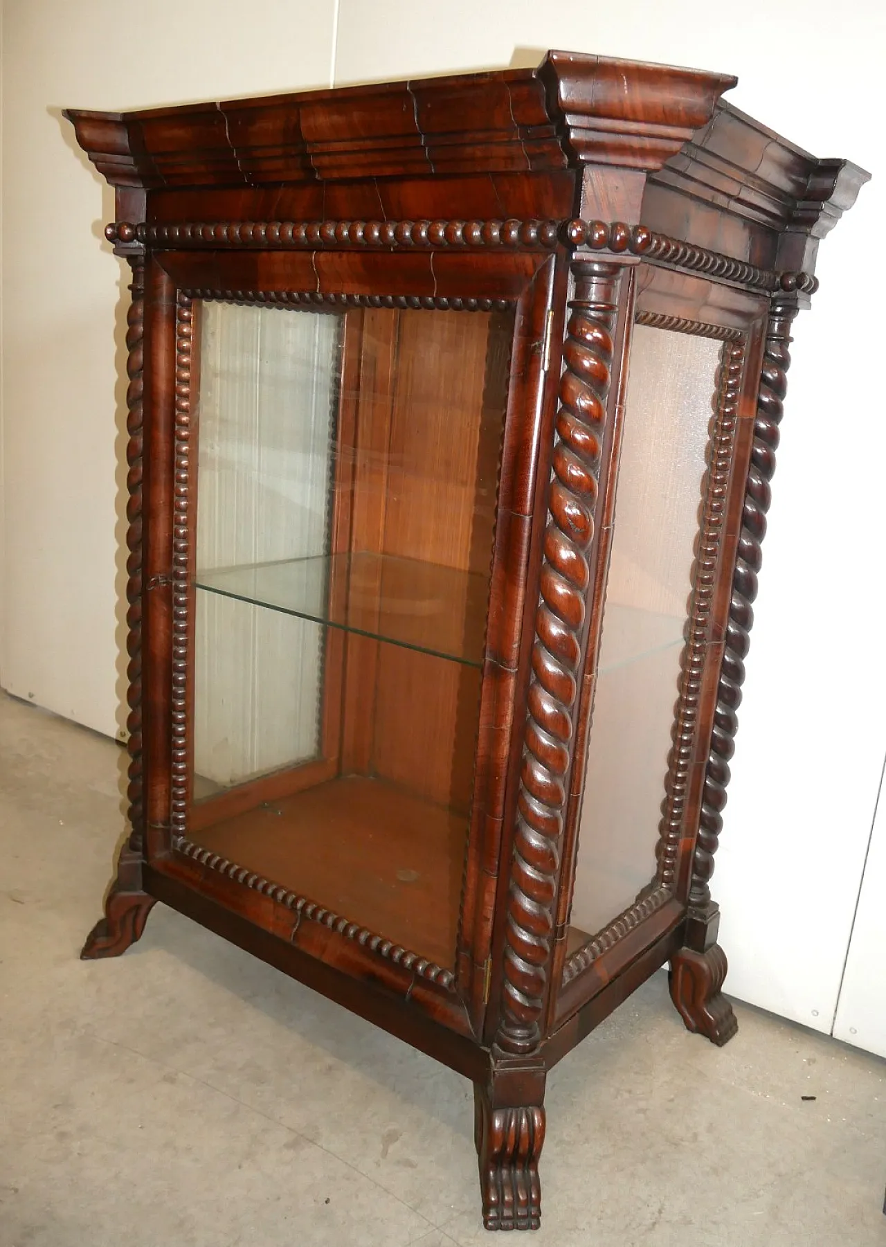 Vetrina in mogano piccole dimensioni, '800 3