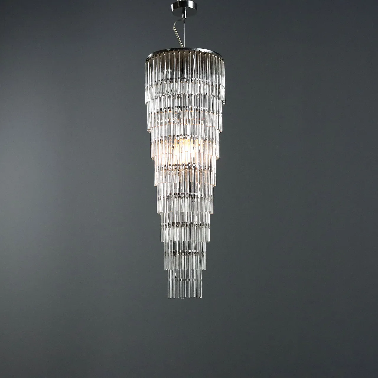 Lampada con cilindri in vetro, anni '90 1
