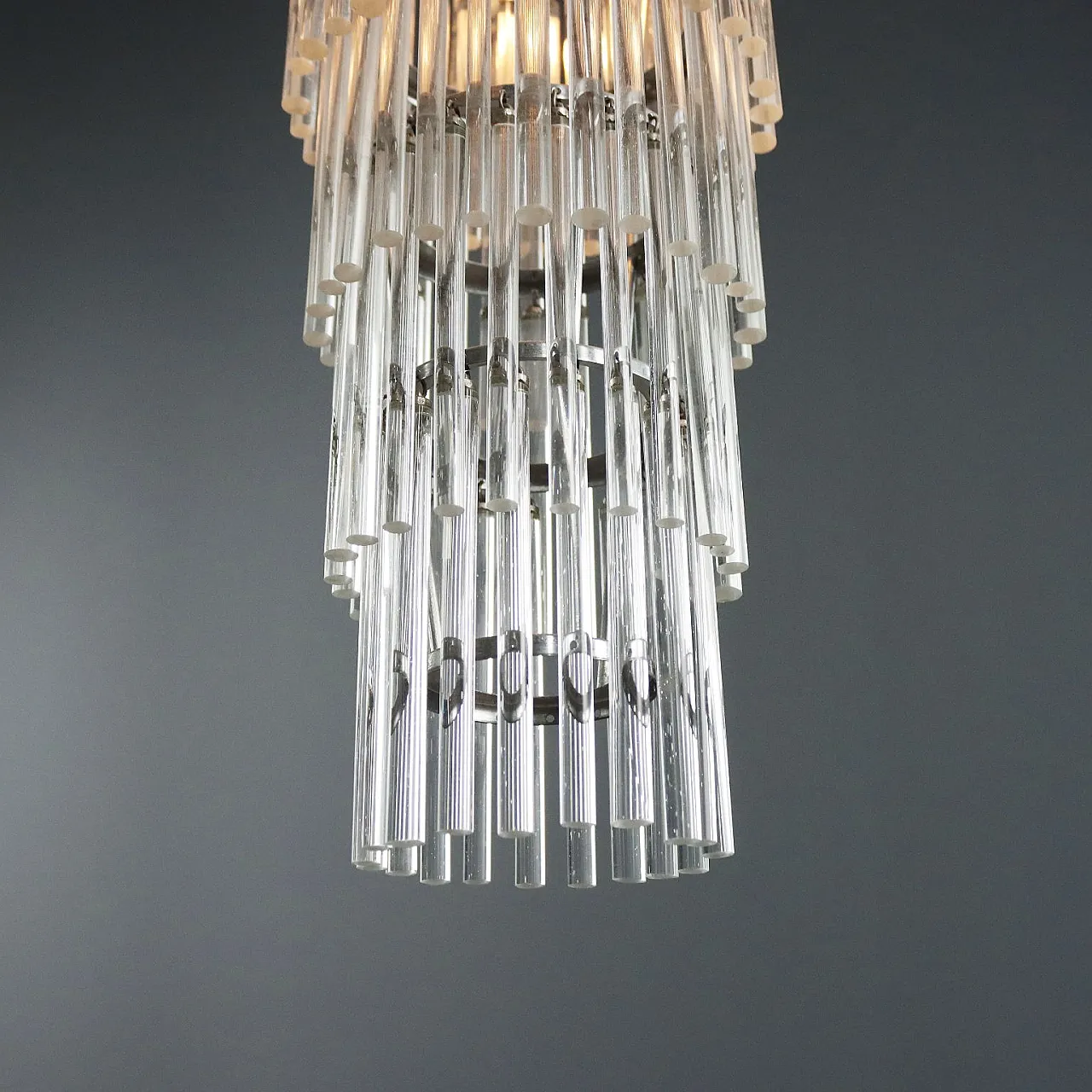 Lampada con cilindri in vetro, anni '90 3