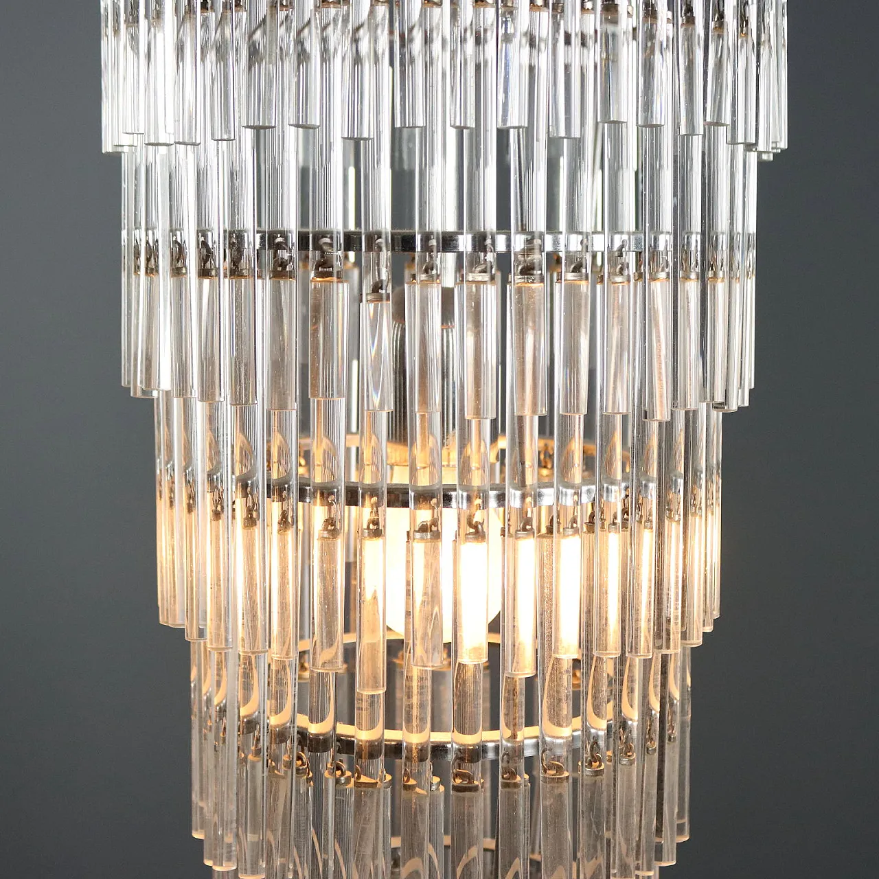 Lampada con cilindri in vetro, anni '90 4