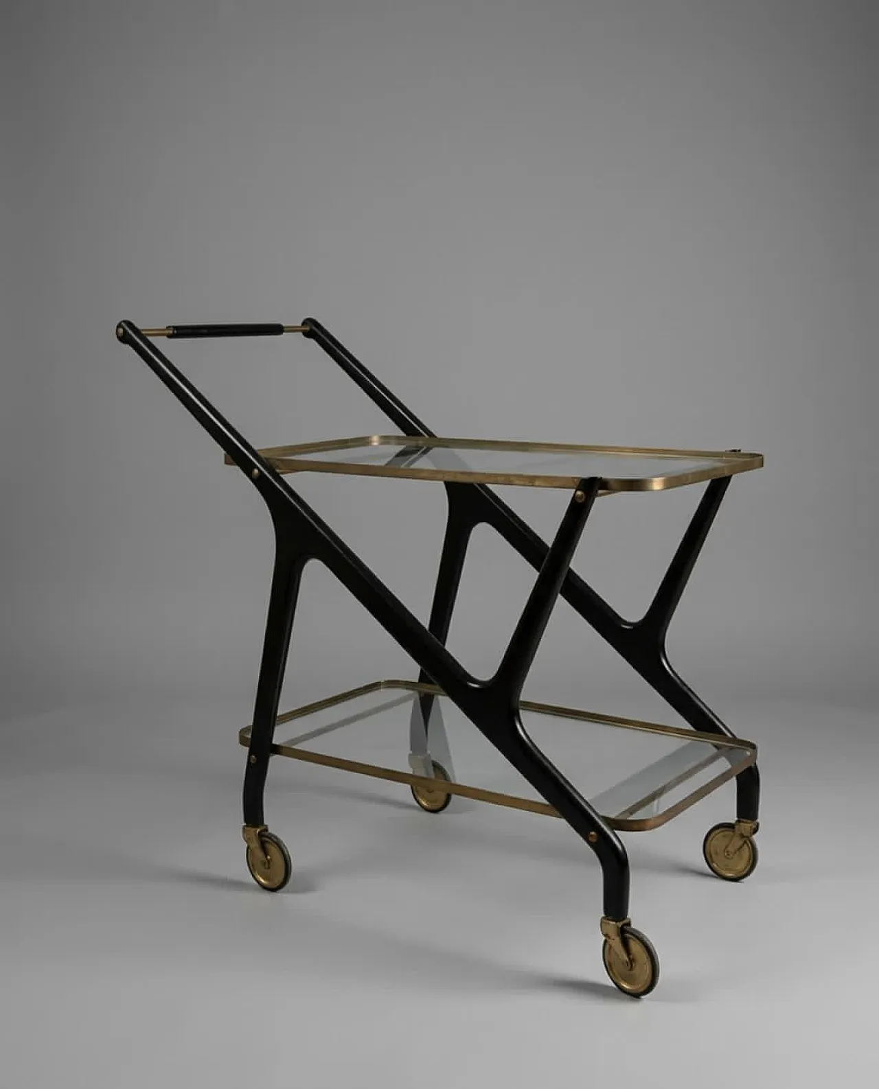 Rolling Cart Serving Cart by Cesare Lacca, 50s 1