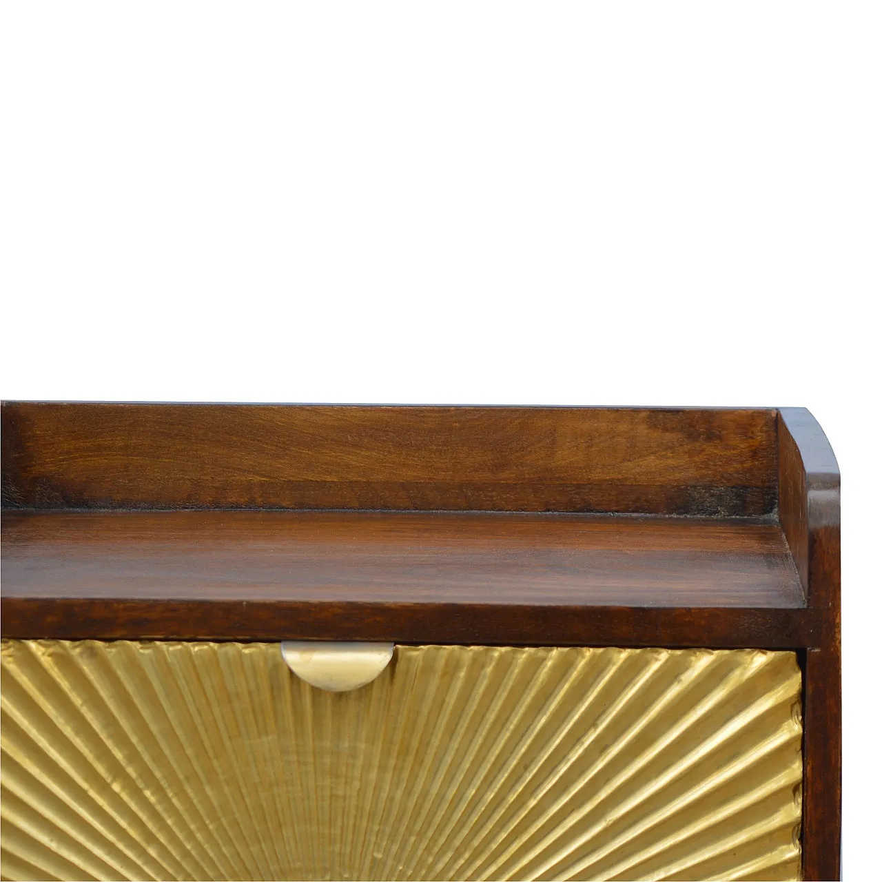 Manila gold one drawer bedside, 2000s 5