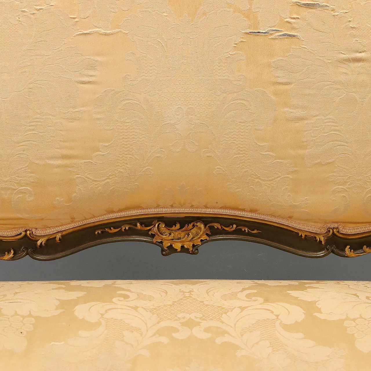 Baroque style sofa in carved wood, 19th century 5