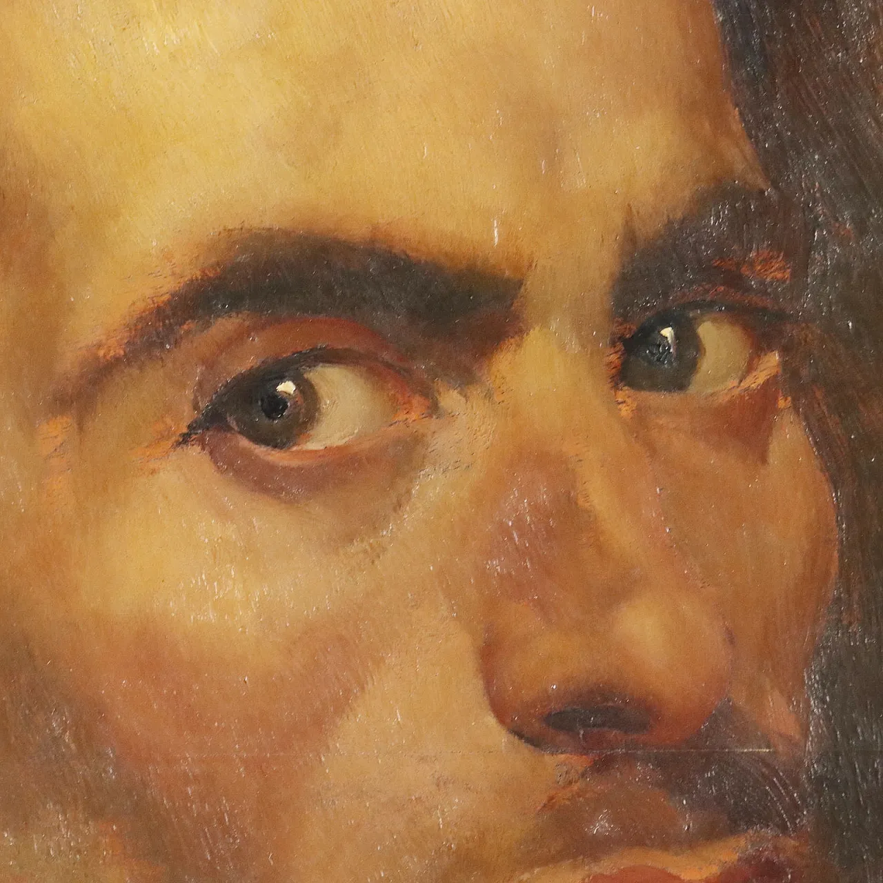 Painting by Giulio Vito Musitelli, self-portrait, 1920s 4