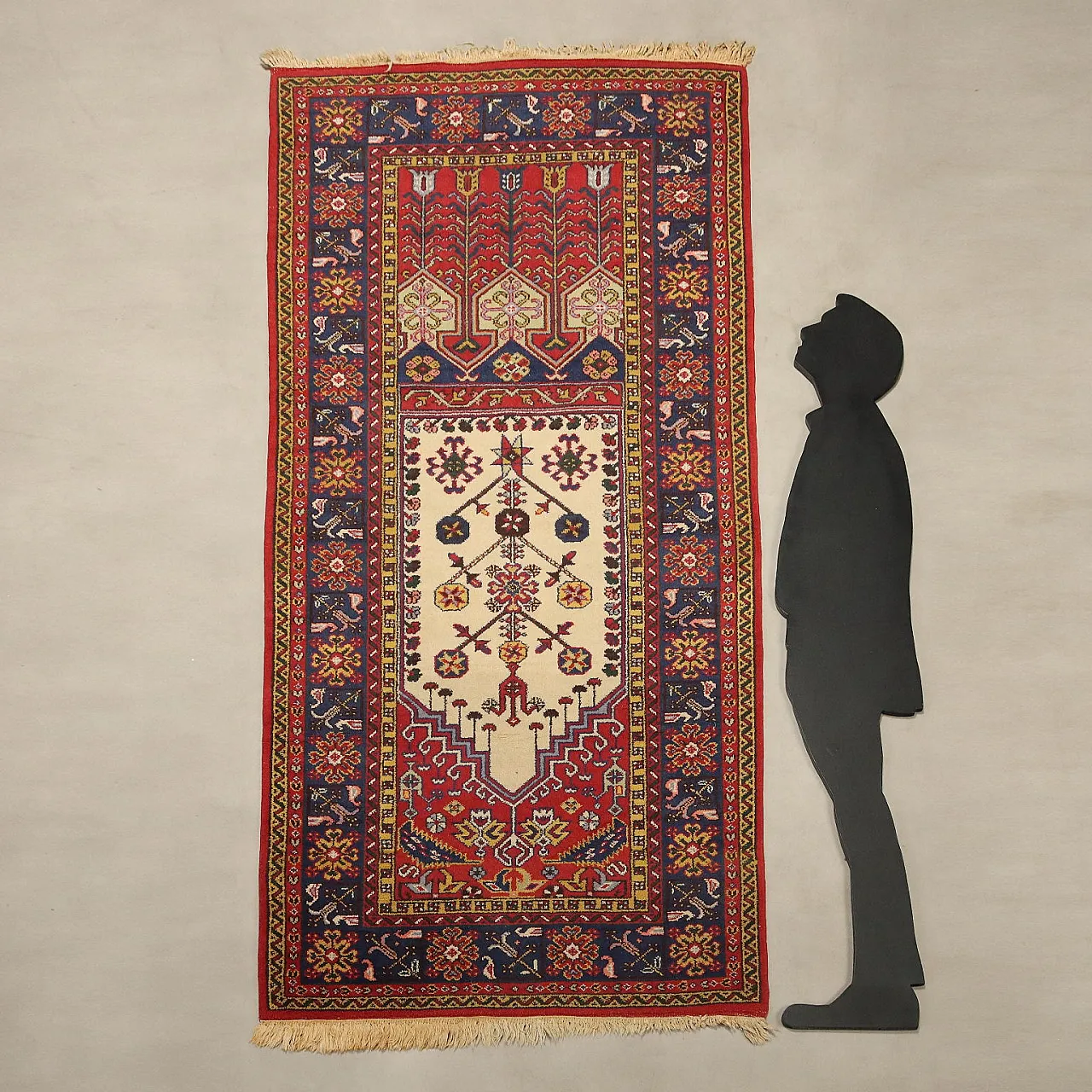 Ladik rug in cotton and wool, 20th century 2