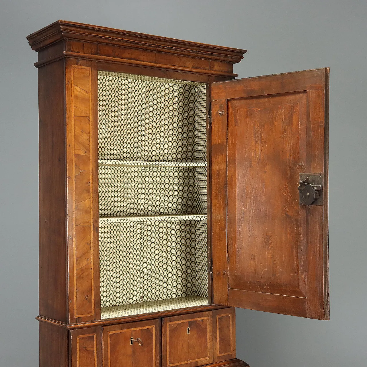 Trumeau in walnut and walnut briar, 18th century 4
