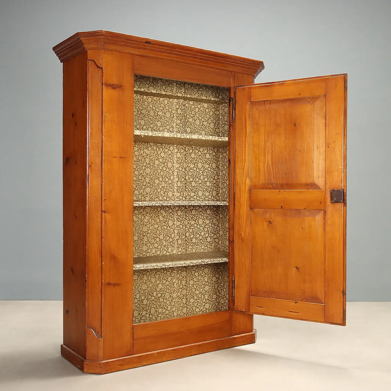 Larch wardrobe, mid-19th century 4