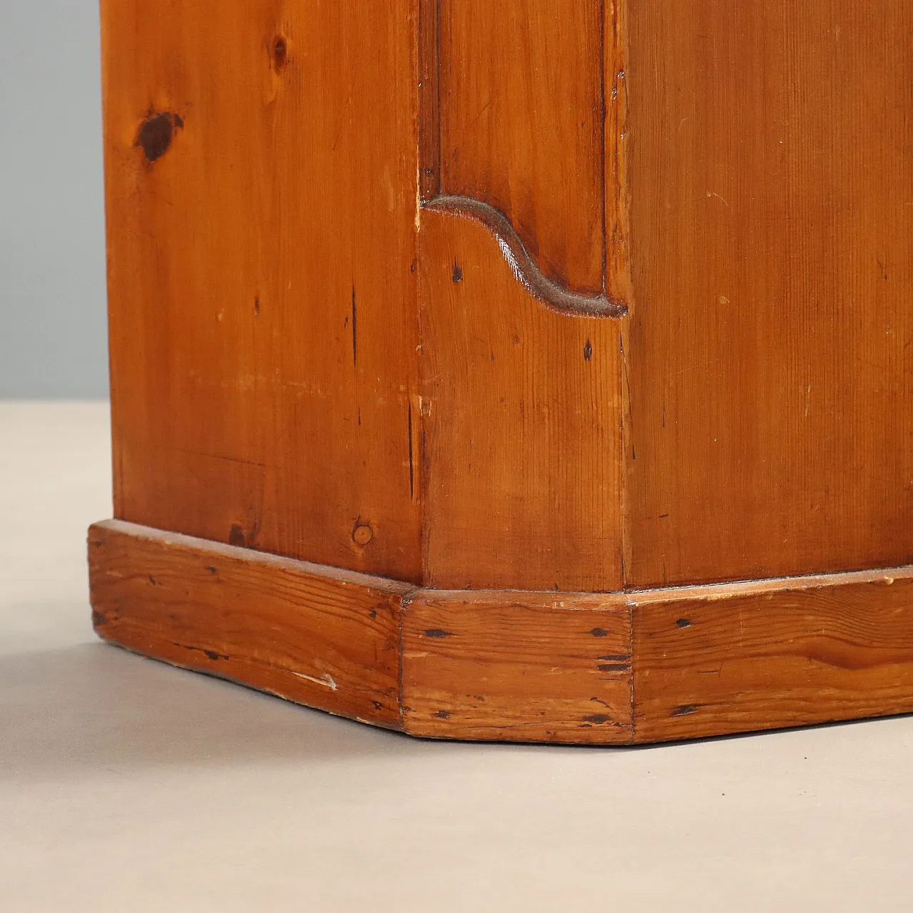 Larch wardrobe, mid-19th century 9