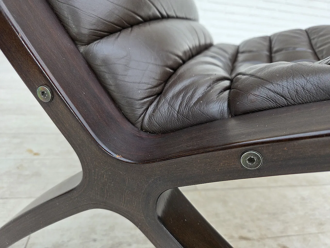 1970s, Danish chair by Peter Hvidt & Orla Mølgaard for Fritz Hansen. 5