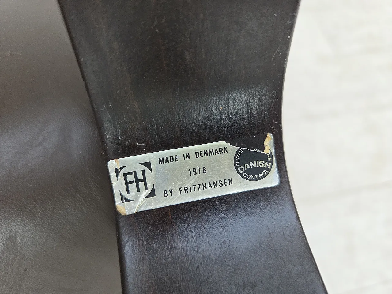 1970s, Danish chair by Peter Hvidt & Orla Mølgaard for Fritz Hansen. 16