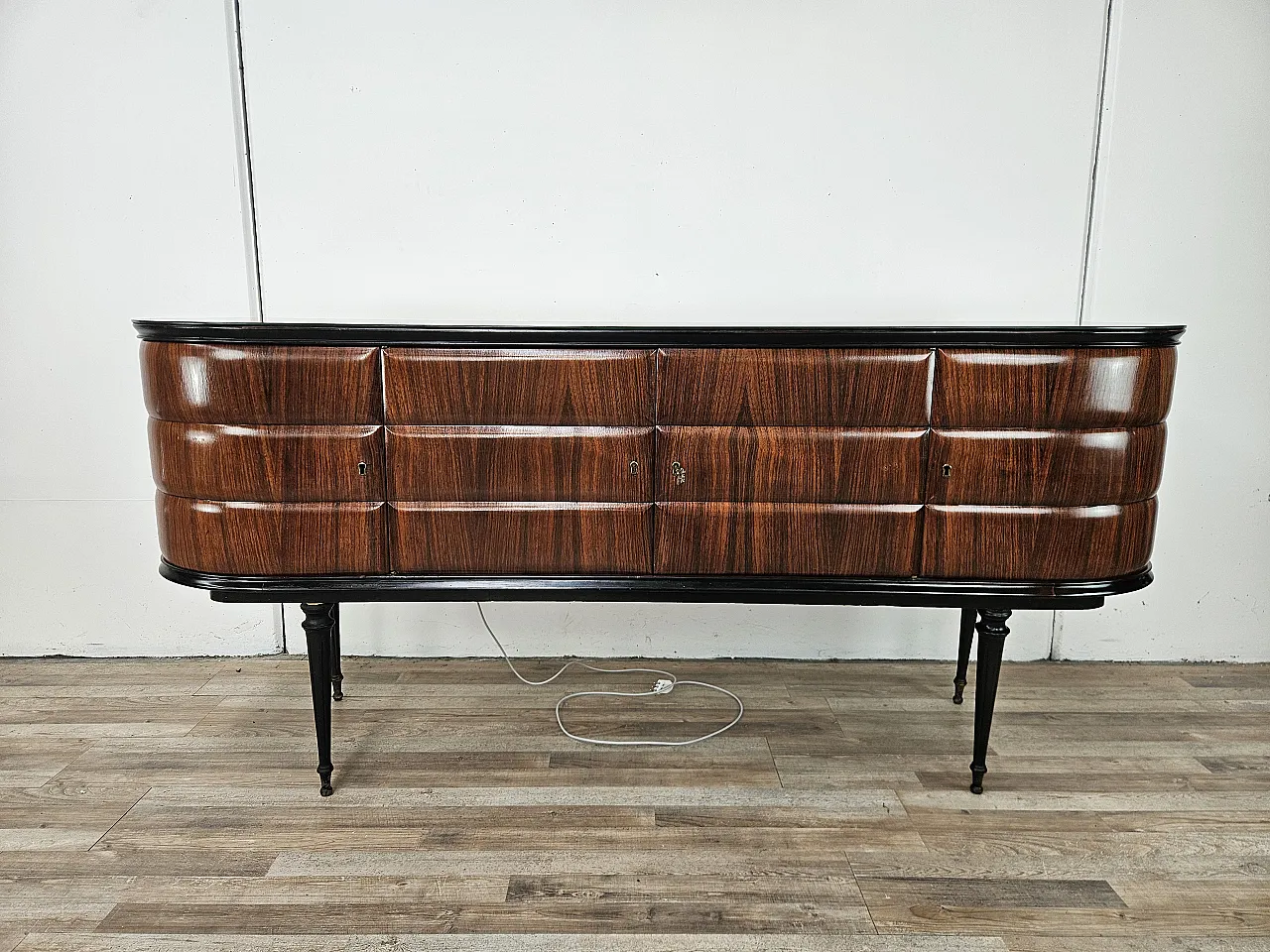Mobile bar sideboard by Vittorio Dassi from the 1950s 1