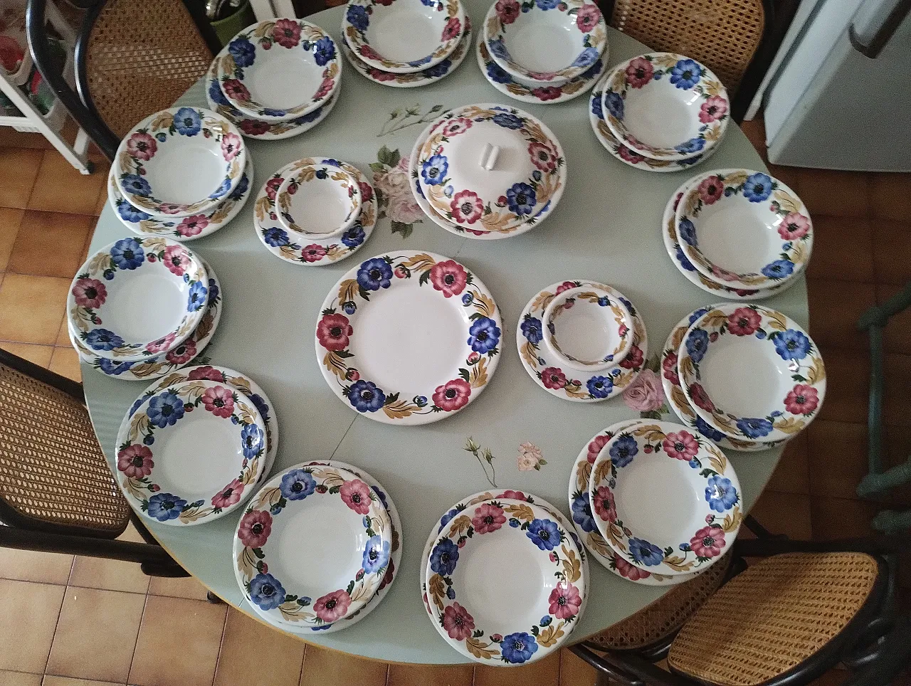 Servizio di  piatti Richard Ginori, anni '50 10